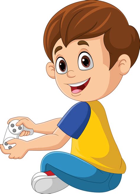 cartoon playing video games